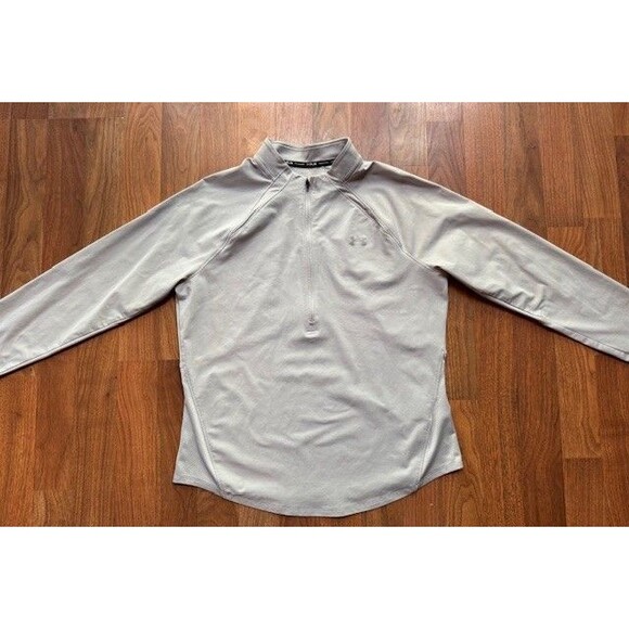 UNDER‎ ARMOUR RUN HeatGear Womens Mileage ½ Zip LRG Long Sleeve Shirt - Picture 2 of 12